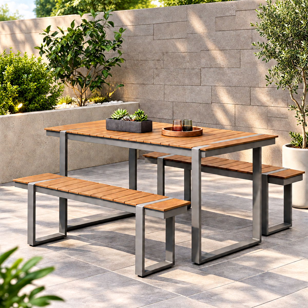 Wood and Metal Furniture