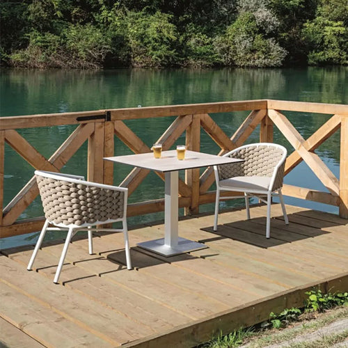 Braid & Rope Coffee Set for Garden, Patio, Balcony or resort by Sundecor Outdoor Furniture