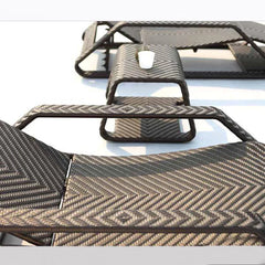 Outdoor Furniture Wicker Sun lounger Set-(SD-WF-SL001)